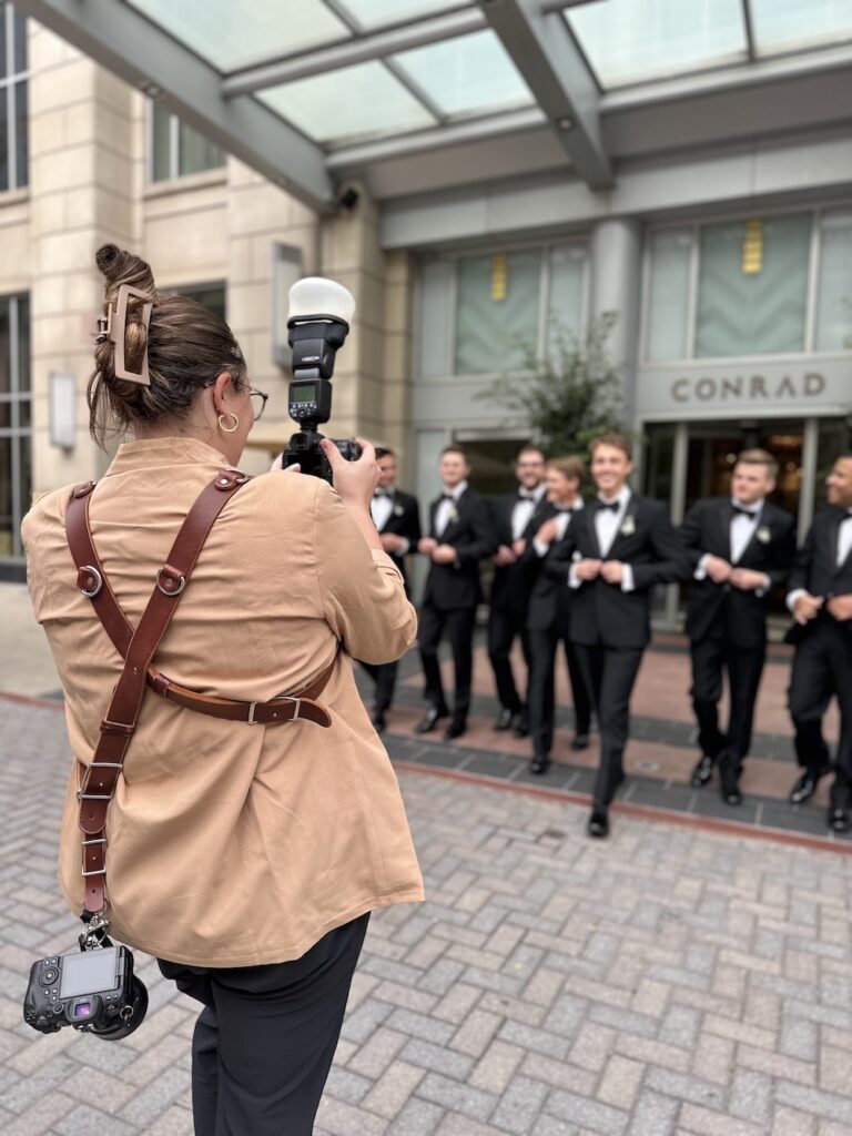 Behind the scenes wedding content for wedding vendors in Indianapolis, Indiana